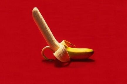 la banane symbolise un pénis agrandi grâce à l'exercice